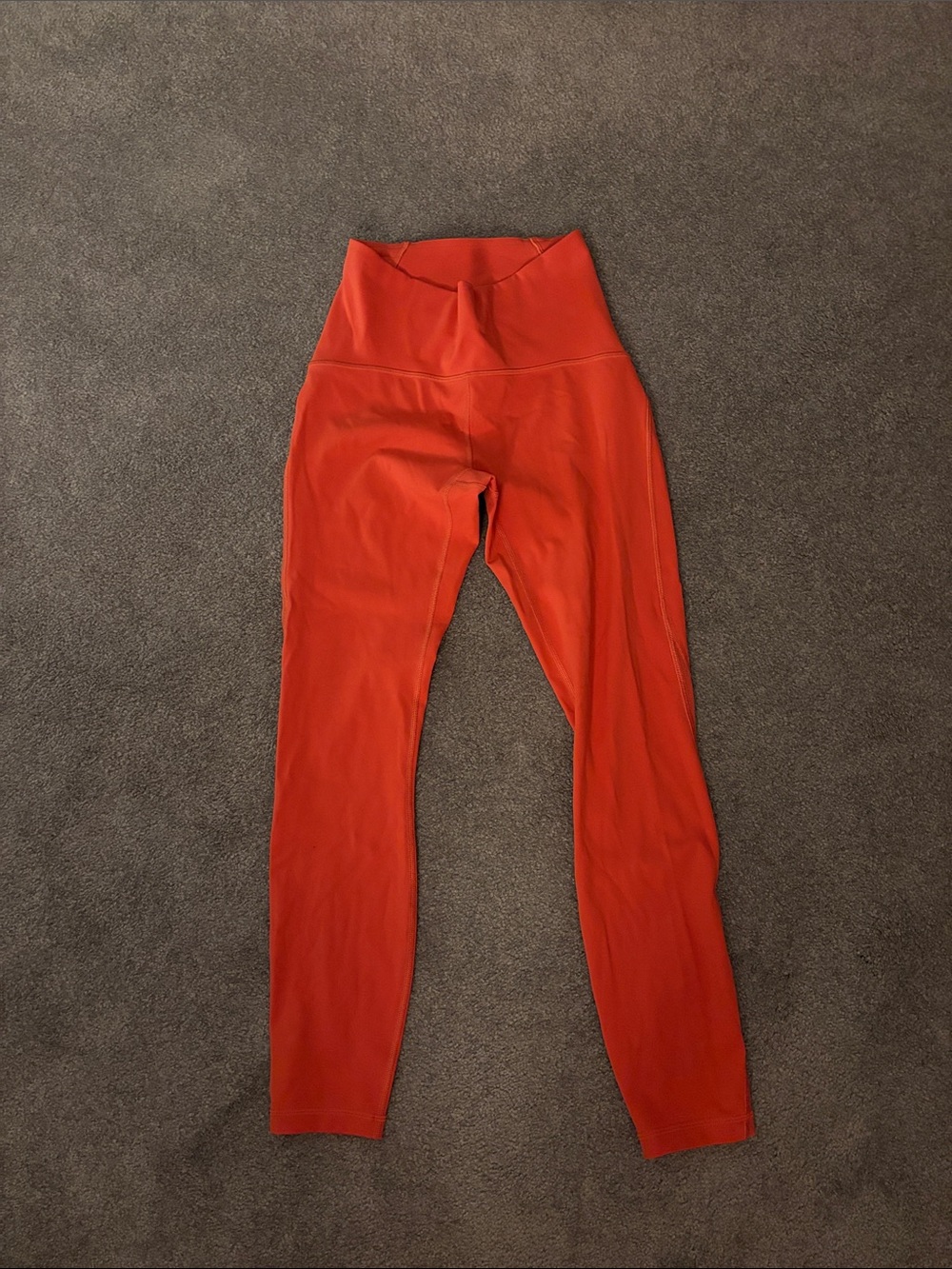 Lululemon high rise leggings with mesh